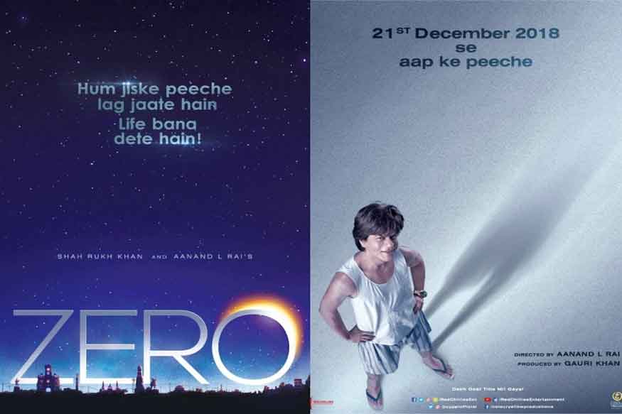 शाहरूख की सिर्फ एक फिल्म आनंद एल राय द्वारा निर्देशित ’ज़ीरो’ 21 दिसंबर को आएगी. फोटो :फिल्म पोस्टर 